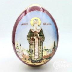 Пасхальное яйцо «Святитель Алексий Московский»